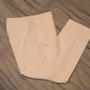 NWT Ann Taylor white textured pant